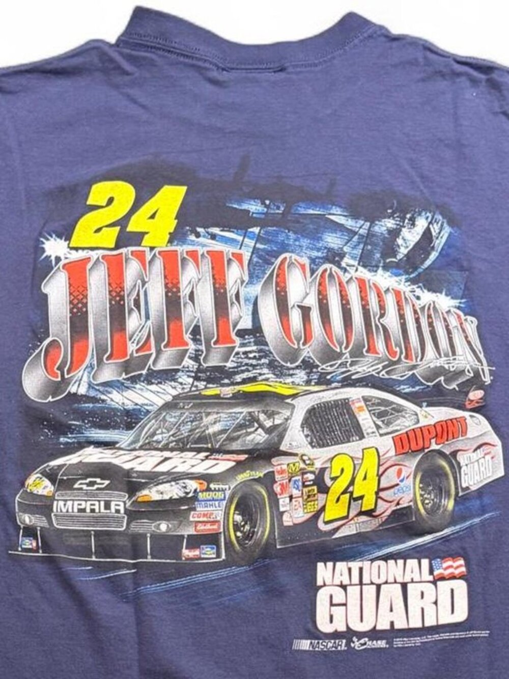 2010 Jeff Gordon #24 NASCAR National Guard Racing Tee L